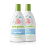 Babyganics Bubble Bath, Non-Allergenic, Gently Cleanses, Fragrance Free, 20 Fl Oz (Pack of 2), Packaging May Vary