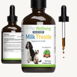 Pet Wellbeing Milk Thistle for Dogs & Cats - Supports Liver Health, Protects Liver - Glycerin-Based Natural Herbal Supplement - 4 oz (118 ml)