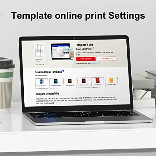 Methdic Address Labels 1" x 2-5/8" 900 Labels Sticker Paper for Laser/Ink Jet Printer Mailing Labels 8.5"×11" White 30 per Sheet - Image 7