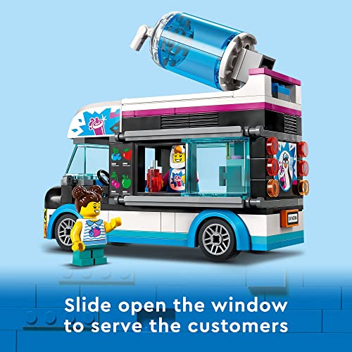 LEGO City Penguin Slushy Van 60384 Building Toy - Featuring a Truck and Costumed Minifigure, Summer Series Set, Great Gift Idea for Boys, Girls, and Kids Ages 5+ - Image 5