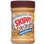 SKIPPY Natural Super Chunk Peanut Butter Spread, 15 Ounce (Pack of 12)
