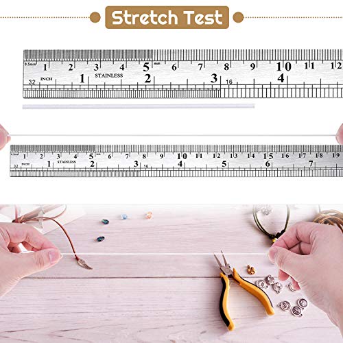 Elastic String for Bracelets, Selizo Elastic Cord Stretchy Bracelet String for Bracelets, Necklace, Beading and Sewing (1.2 MM, 109 Yards, White) - Image 4