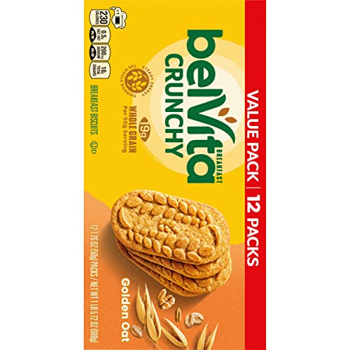 belVita Golden Oat Breakfast Biscuits, Value Pack, 12 Packs (4 Biscuits Per Pack) - Image 7